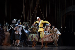 Shen Jie as Pinocchio, Hong Kong Ballet Dancers as Marionettes | Photographer: Tony Luk
